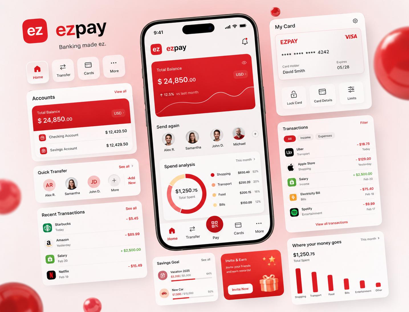 Mobile project - Ezpay App  by AliReza Bahador