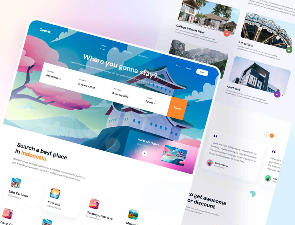 Web project - Full Web with JavaScript by AliReza Bahador